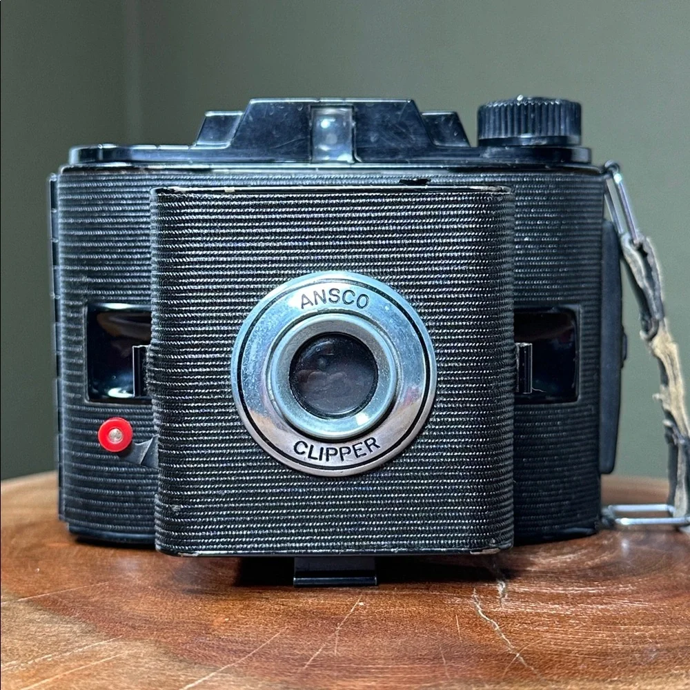 *RARE* ANSCO 1940s Clipper Camera + Original Box & Manual